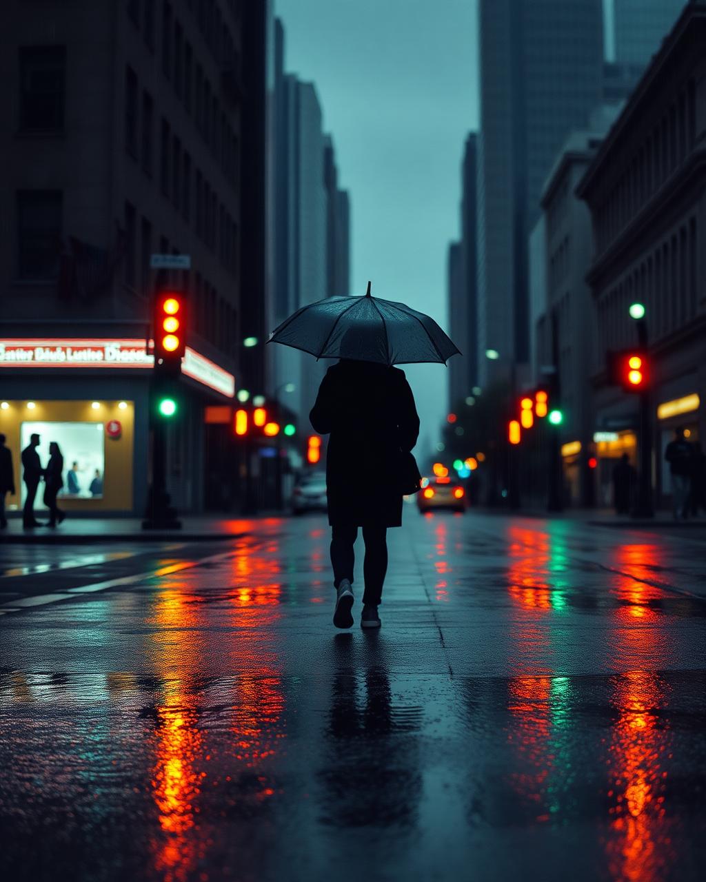 An urban photograph printed for a home