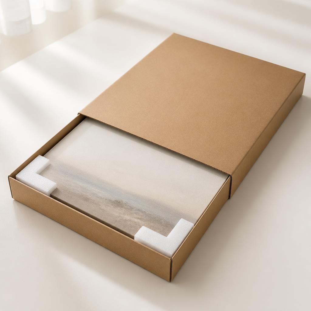 protective packaging for a metal print